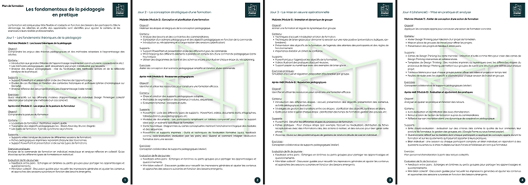 Exemple de scénario pédagogique en format texte