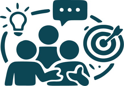 Illustration de l’accompagnement de projet ou d’apprenants